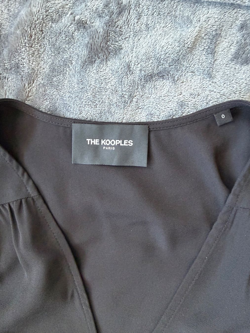 Kooples Camicette: THE KOOPLES Blouse noire taille 0 XS – Usato da Genève venduto da alfalfa 2