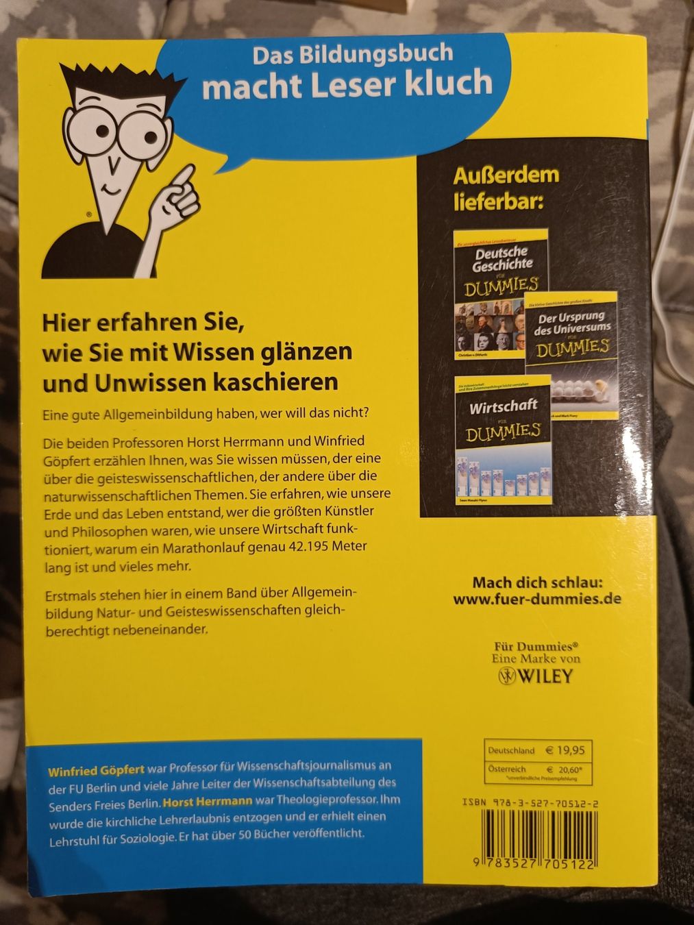Libri: Allgemeinbildung für Dummies – Usato da Zürich venduto da A_Taucher 1