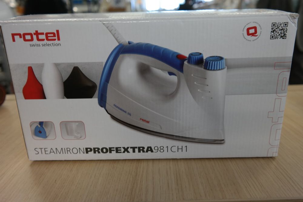Rotel Professional Extra - Ferro Da Stiro A Vapore 5 Bar, 800W, Piastra