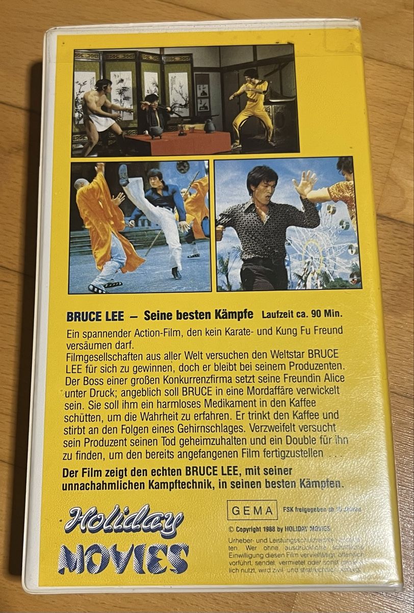 Tutti i VHS: VHS Bruce Lee seine besten Kämpfe – Usato da Aadorf venduto da Schwarzschlumpf1972 1