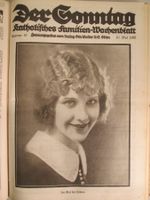 1925 kompl. Jahrgang "der Sonntag", kath. Wochenzeitung