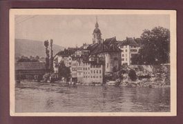 OLTEN - Partie an der Aare - 1919