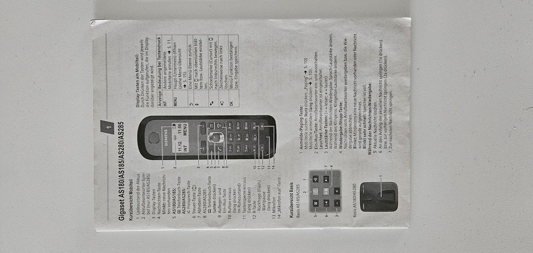 Gigaset Telefoni: DECT Funktelefon Gigaset AS280 – Usato da Baar venduto da Bigs1 2