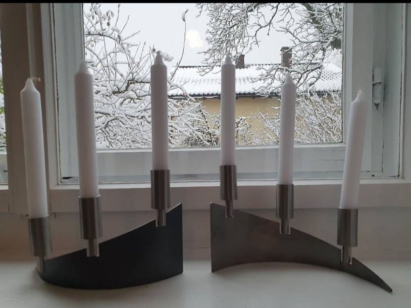 Portacandele: Hutter Collection duo design Kerzenständer NP 170 Fr. – Usato da Rifferswil venduto da fle_5nqr