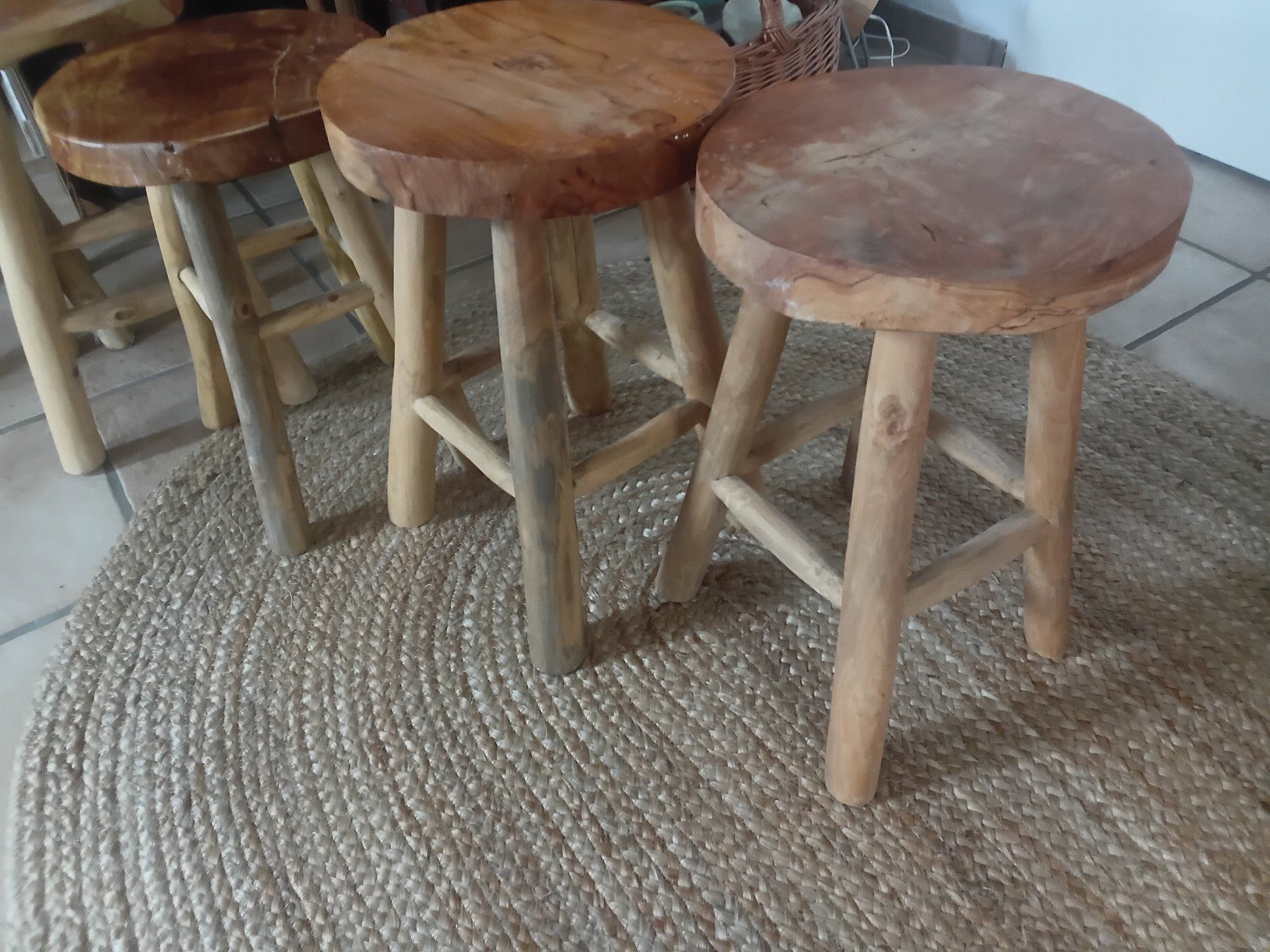 Hocker: 5 kleine Holz Hocker Schemeli – Gebraucht aus Riniken von Kandergrund86 1
