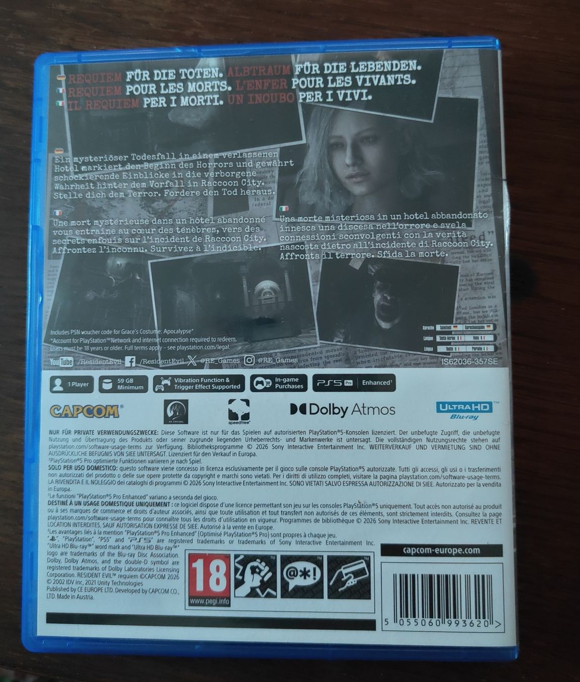 Capcom Jeux: Resident Evil Requiem PS5 – D'occasion à Grand-Lancy par Cam31 2