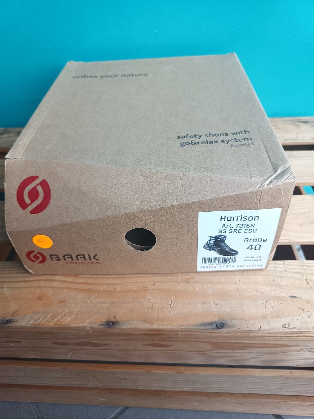 Scarpe da uomo: Baak Sicherheitsschuhe S3 SRC ESD 40 – Nuovo e nell'imballaggio originale da Oberegg venduto da 19franzi94 7