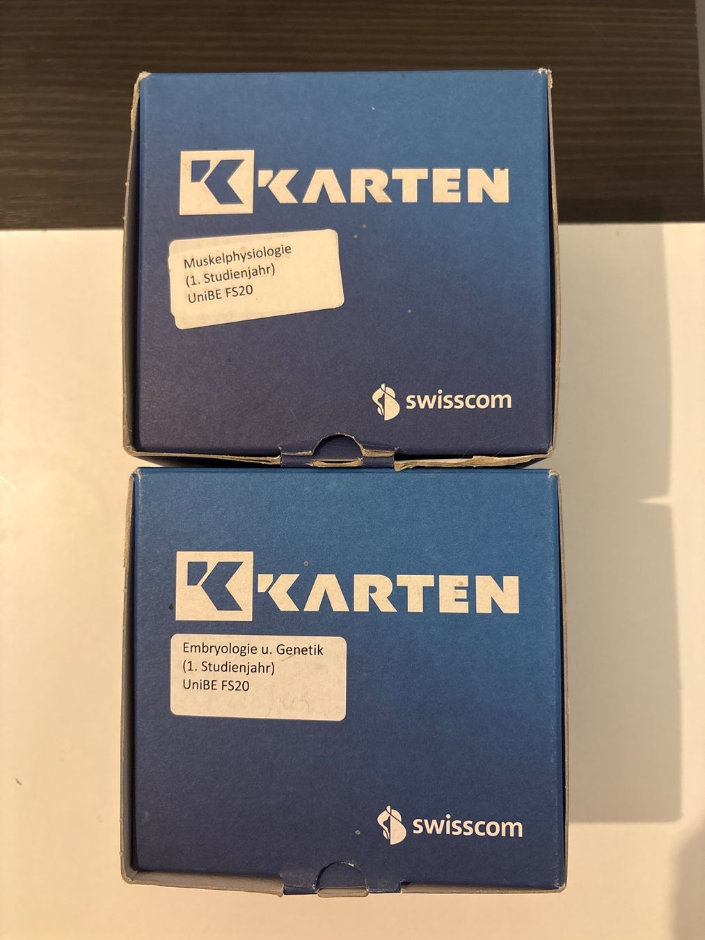 Autres fournitures scolaires: KKarten 2.Semester Medizin Unibern – D'occasion à Bern par jan_nn8m