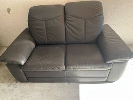 Braune Leder Polstergruppe 