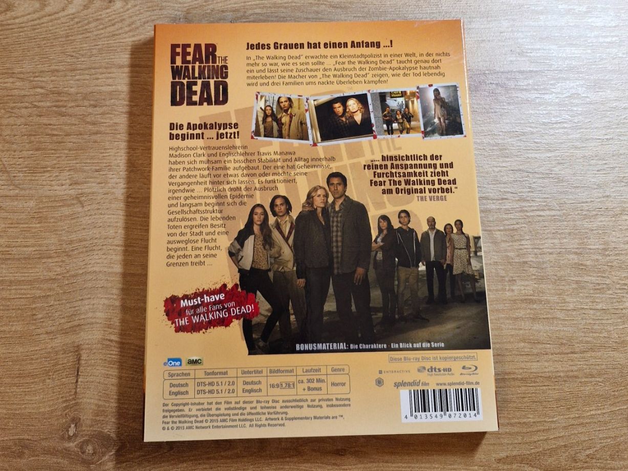Alle DVDs: Fear The Walking Dead - Staffel 1 Bluray – Gebraucht aus Pfungen von Whitie 1