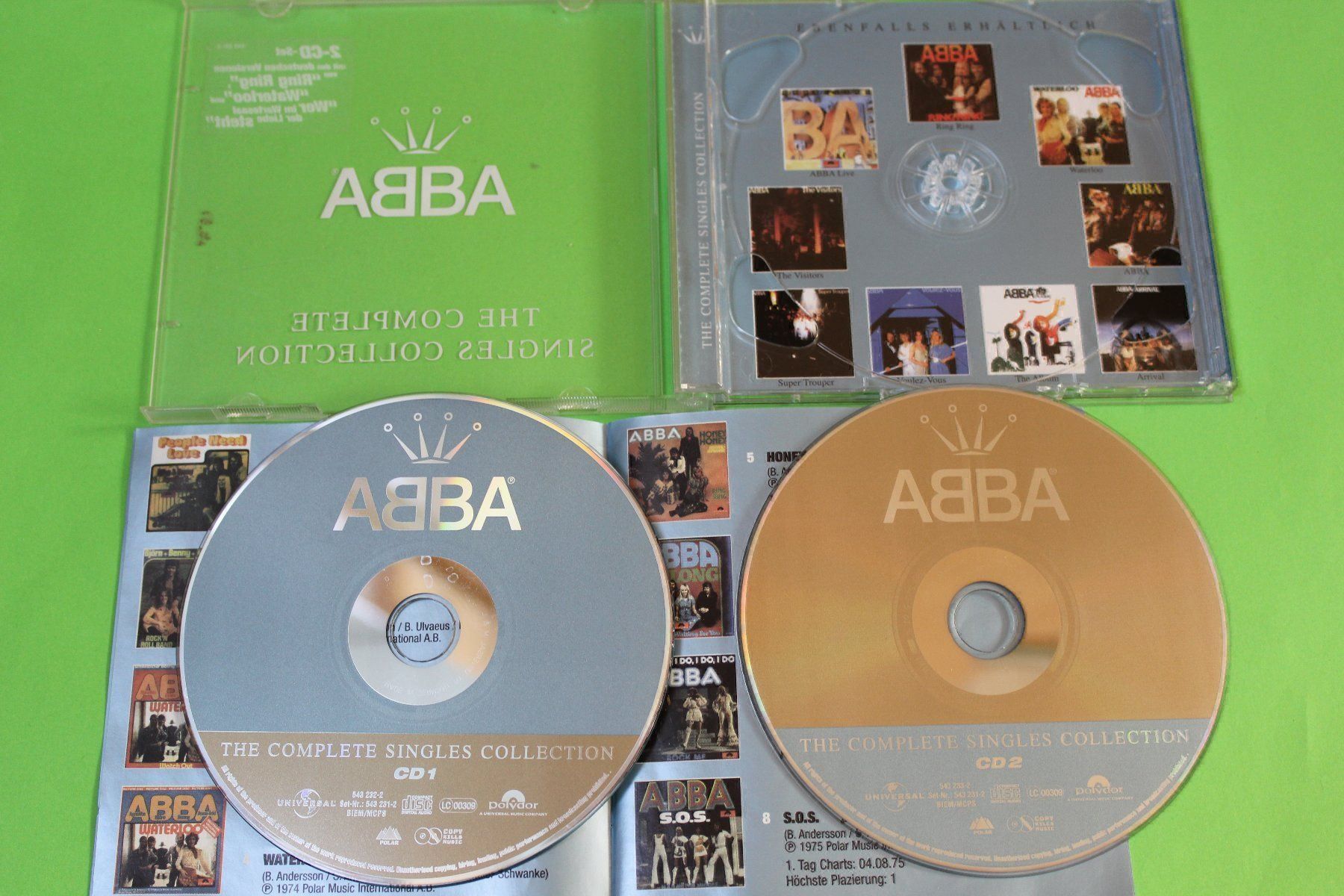 CD: ABBA - THE SINGLES COLLECTION 2CD 1999 – Usato da Tübach venduto da JamesStone 3