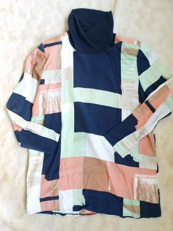 DIVINA 36 S TUNIKA VINTAGE PULLOVER BLUSE SHIRT TOP ZU JEANS