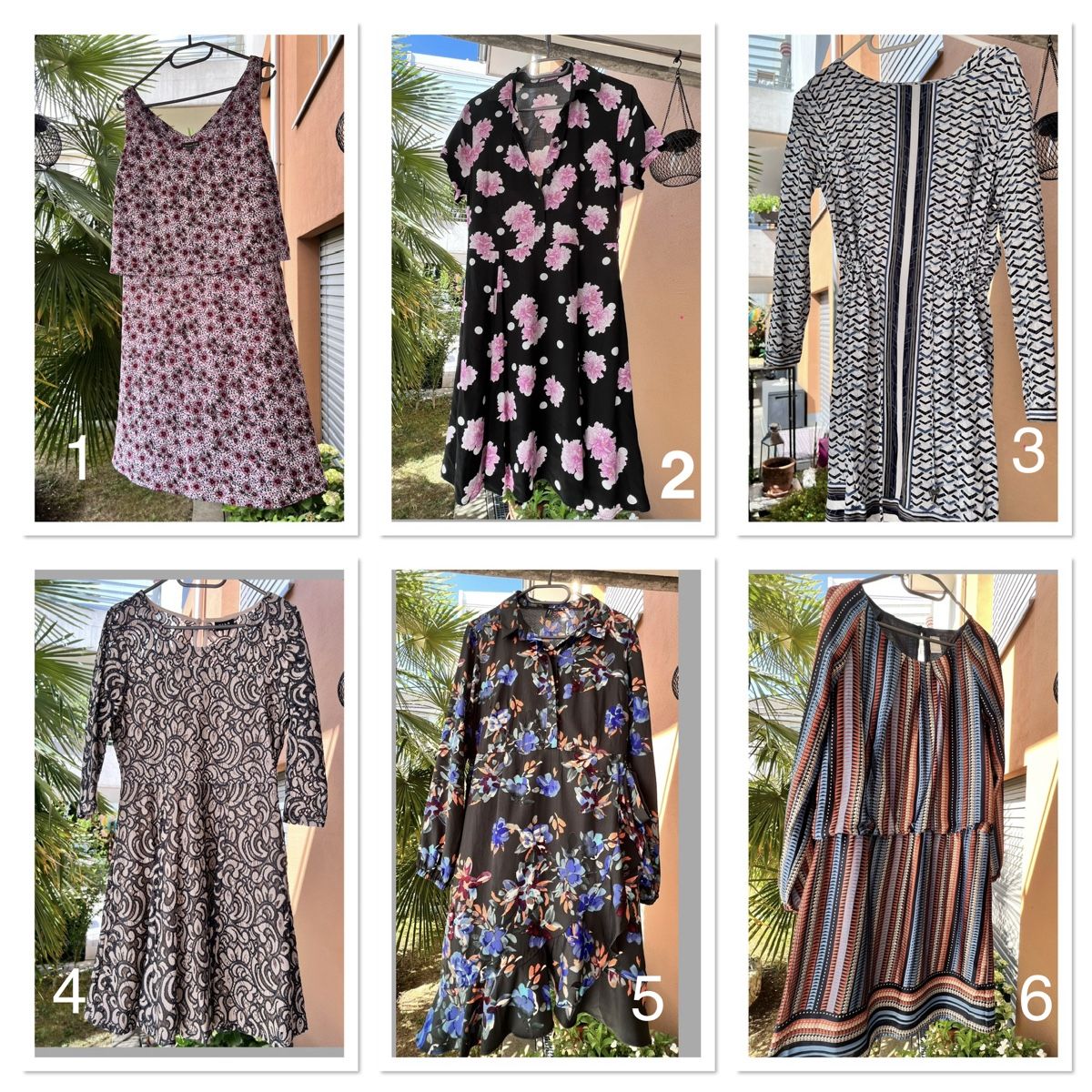 Lotti di vestiti: 6 Sommerkleider zum Preis von einem  – Usato da Giebenach venduto da Janosch79