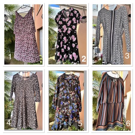 6 Sommerkleider zum Preis von einem 