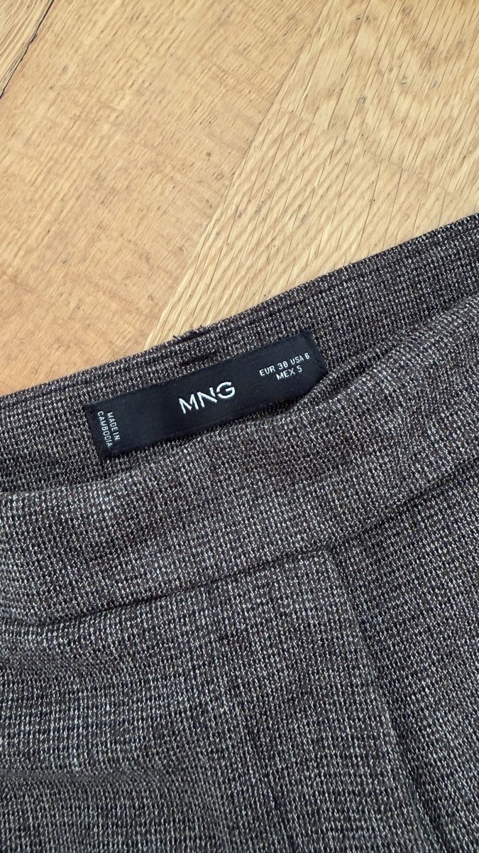 Mango Pantaloni: Mango cropped chocolate tailored trousers, size 38 – Nuovo (secondo la descrizione) da Zürich venduto da ana_782l 3