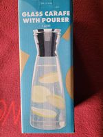 Glas Wasserkaraffe 1Liter Coop