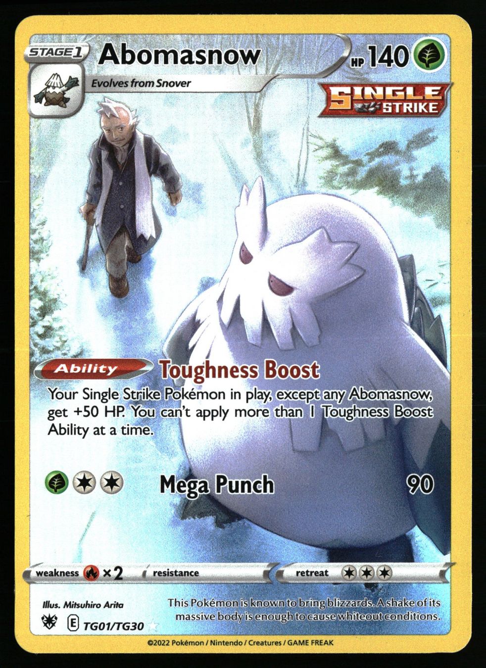 Pokémon Carte collezionabili: Abomasnow #TG01 Pokemon Astral Radiance – Usato da Feuerthalen venduto da Plazatoys