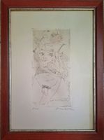 Radierung von Picasso – Suite Vollard. Gerahmt 570x430mm.
