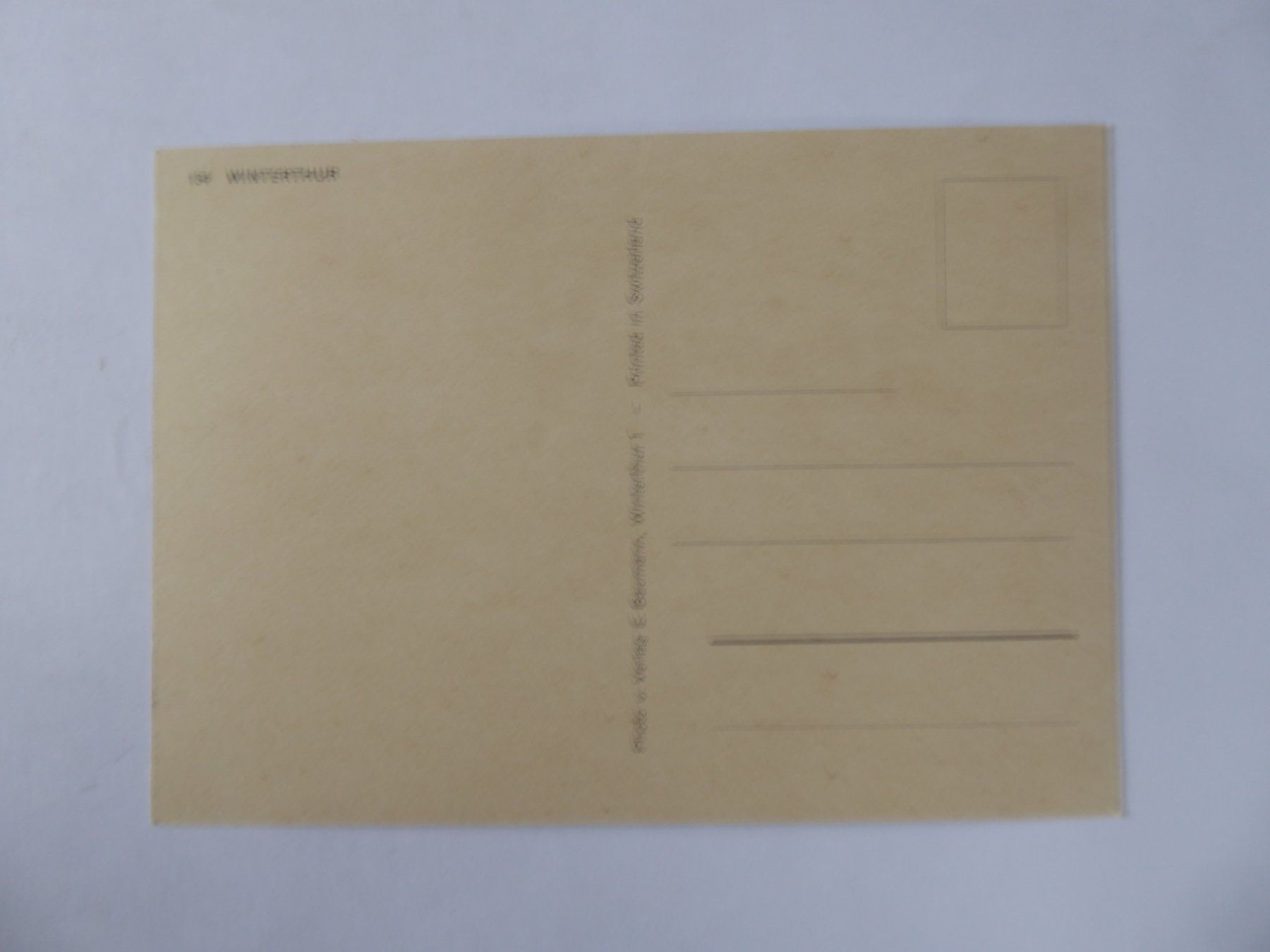 Cartoline postali: Ansichtskarte Winterthur, ca. 70er Jahre, Verlag E. Baumann – Nuovo (secondo la descrizione) da Turbenthal venduto da Panau 1
