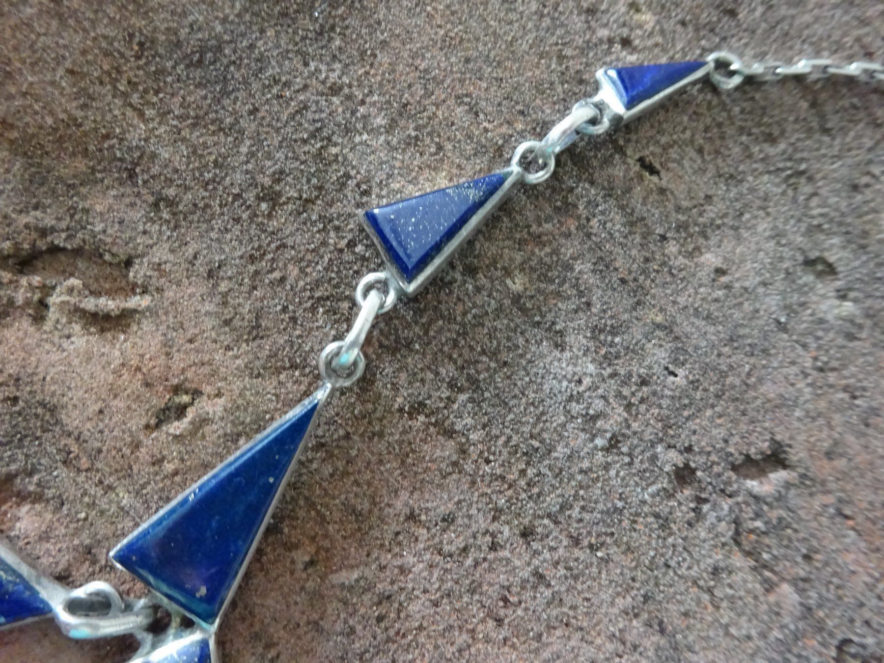 Catenine: Kette Lapislazuli / 970 Silber – Usato da Esslingen venduto da FetteSchnecke 6