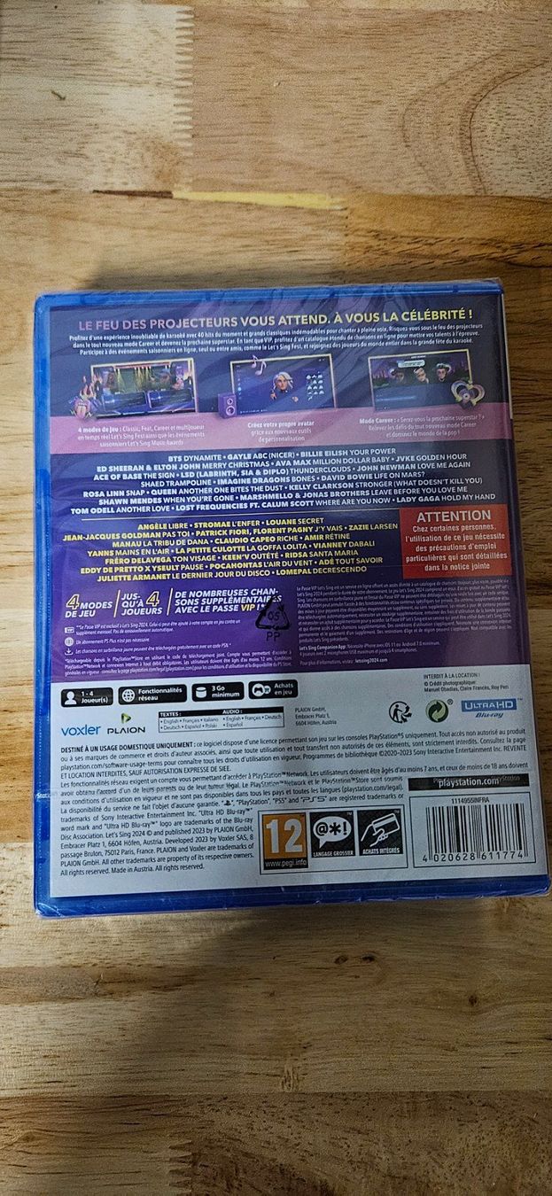 Sony Giochi: PS5 - Let's Sing 2024 - OVP - FR – Usato da Rohrbach venduto da Emiflo 1