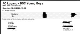 2 Tickets Lugano vs. YB