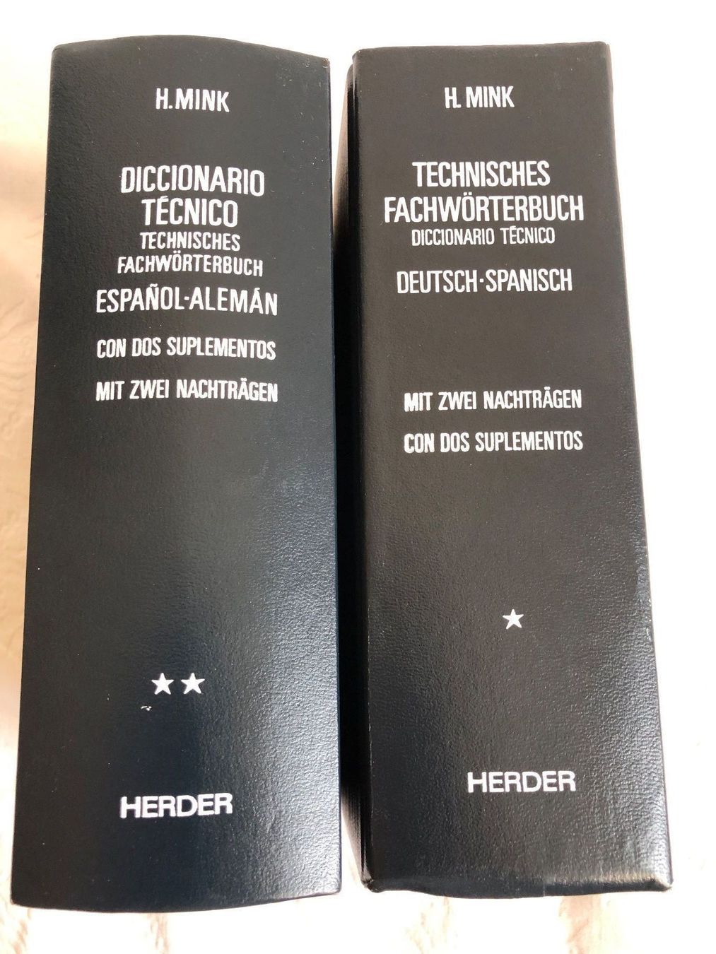 Livres: TECHNISCHES FACHWÖRTERBUCH/DICCIONARIO TECHNICO, d/sp , sp/d – Neuf (Voir description) à Zürich par Husopaska 1
