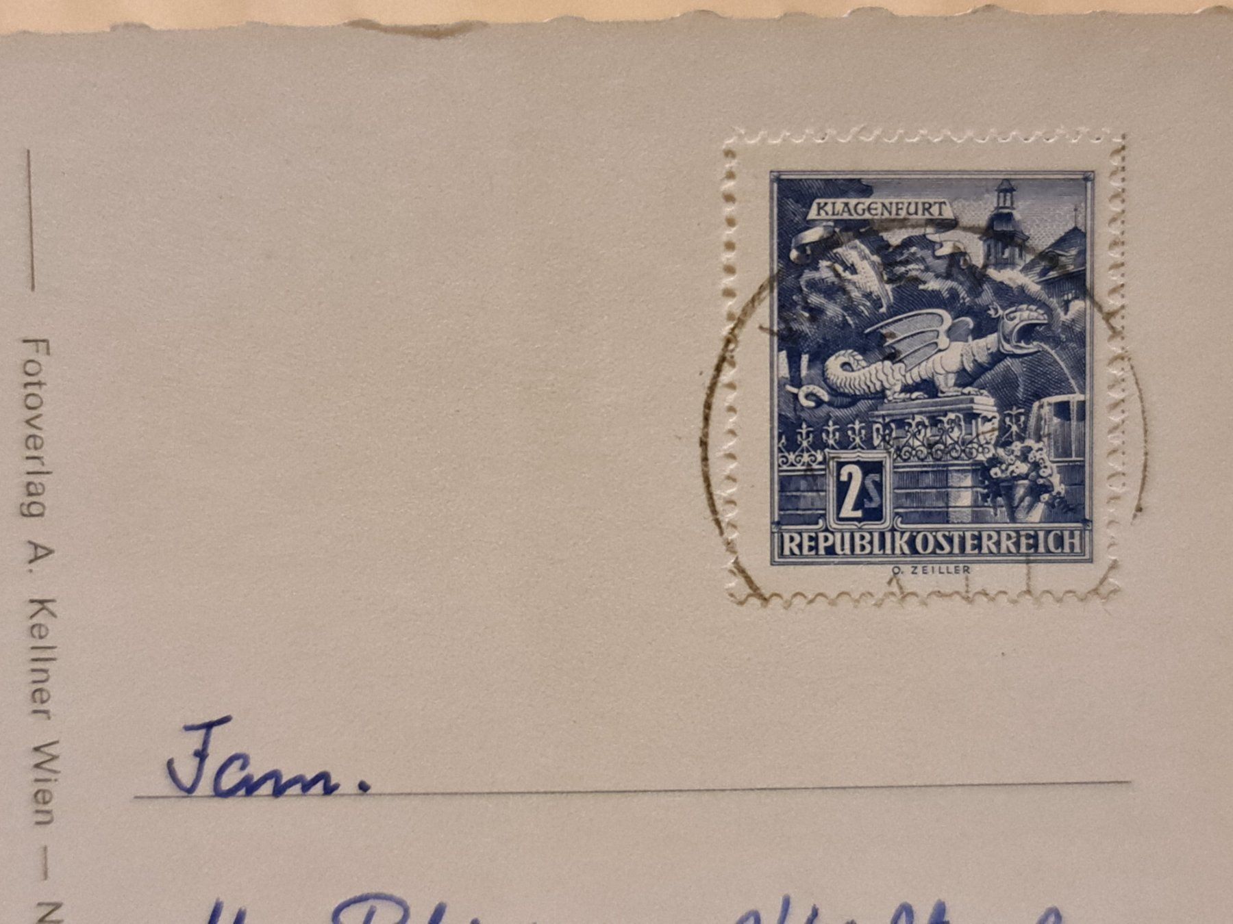 Cartoline postali: Ansichtskarte Grüsse aus Wien – Usato da Dintikon venduto da Vexi 1
