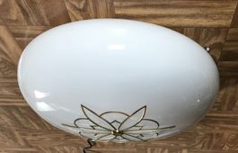 Nurglasleuchte rund 35 cm matt 2×E27 mit Stern