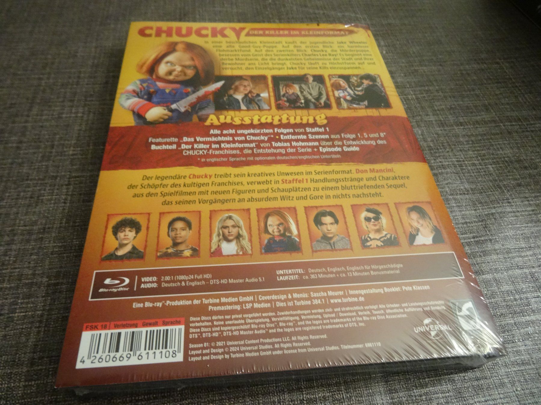 Tutti i DVDs: Chucky Staffel 1 Blu-ray MEDIABOOK NEU – Nuovo e nell'imballaggio originale da Olten venduto da Disc-Verkauf 1