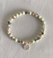 Edelstein Armband Gemischter Lemon Opal Silber auf Mass