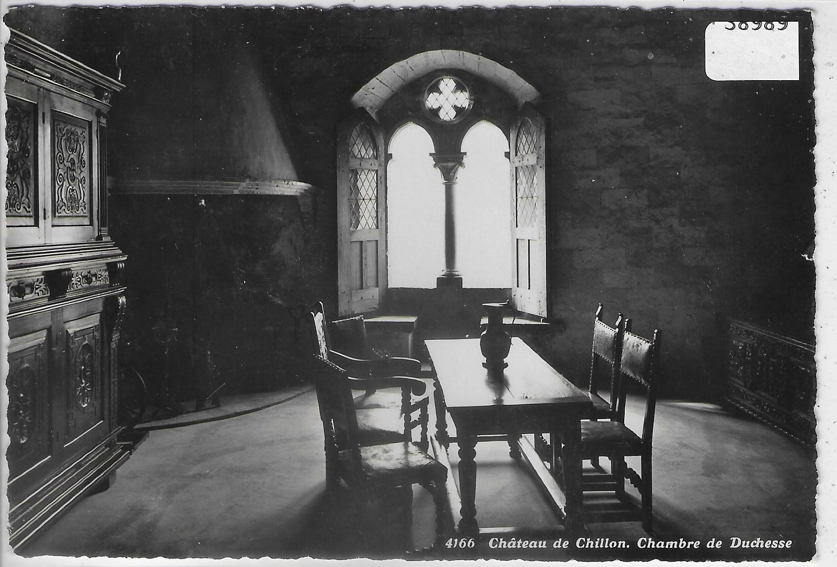 Cartoline postali: Chateau de Chillon - Chambre de Duchesse – Usato da Ettingen venduto da Kartenplanet