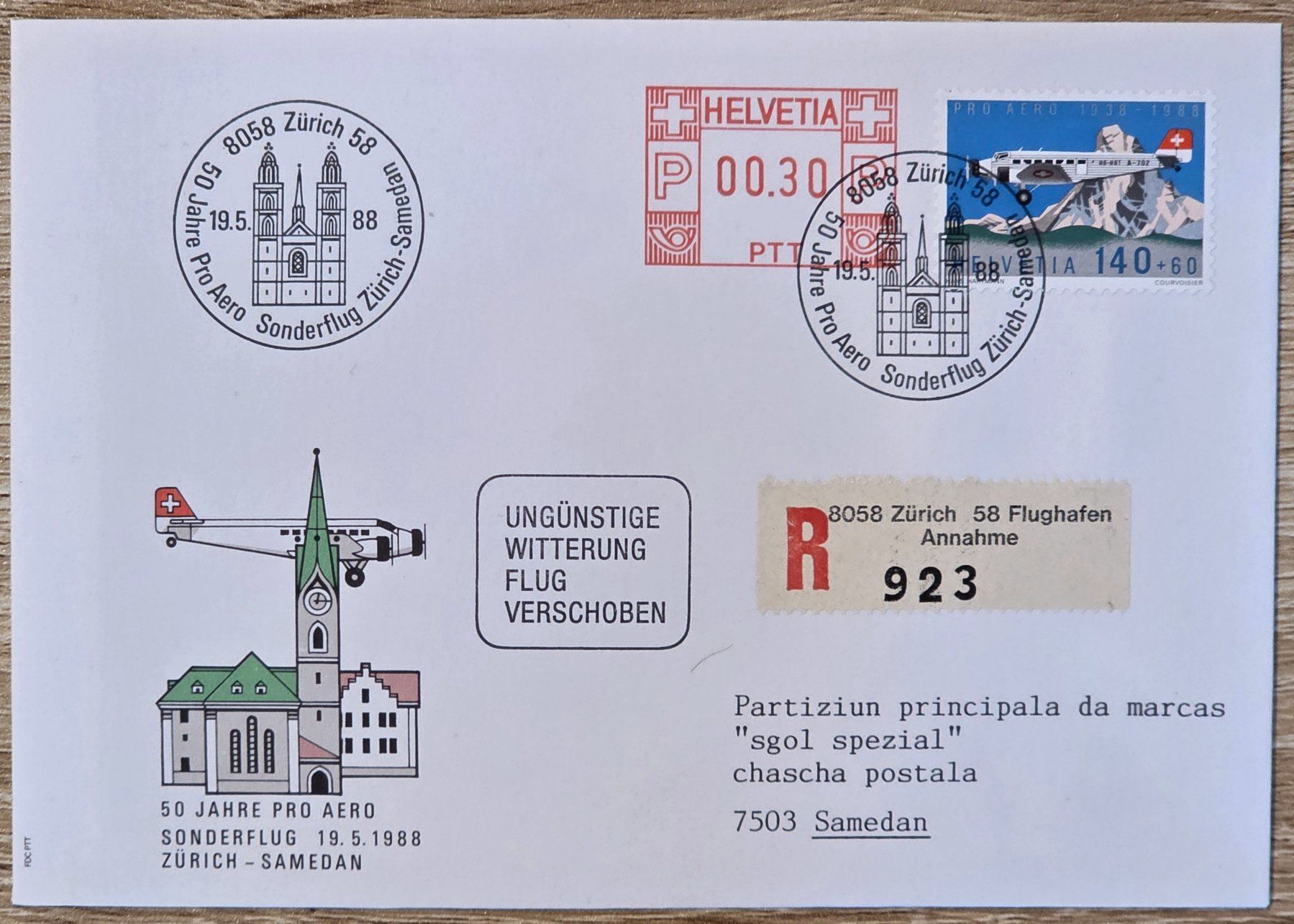 Tous les timbres: Blocco Pro Aero 1988 – Neuf (Voir description) à Rohrbach par lod_m58r 3