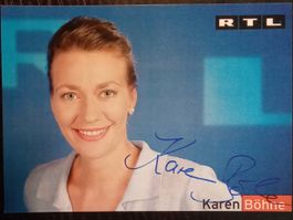 Karen Böhne Autogramm signiert Fotopostkarte 10x15cm