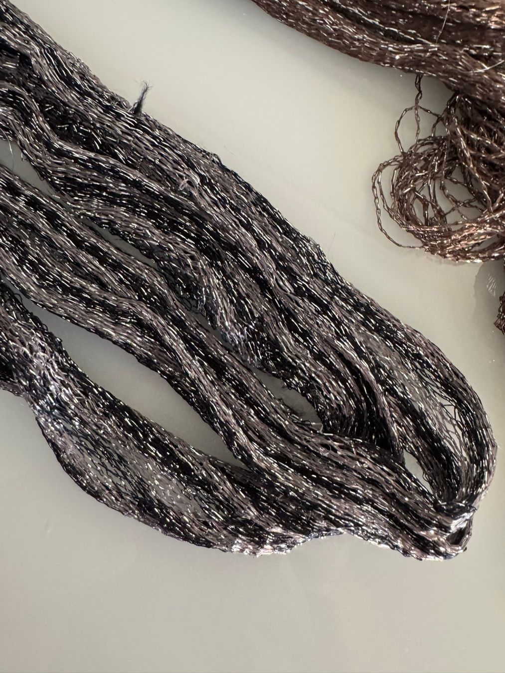 Foulard & Sciarpe: 2 edle Schals mit Glitzerfäden, festlich, neuwertig – Usato da Uhwiesen venduto da mic_kd6g 3