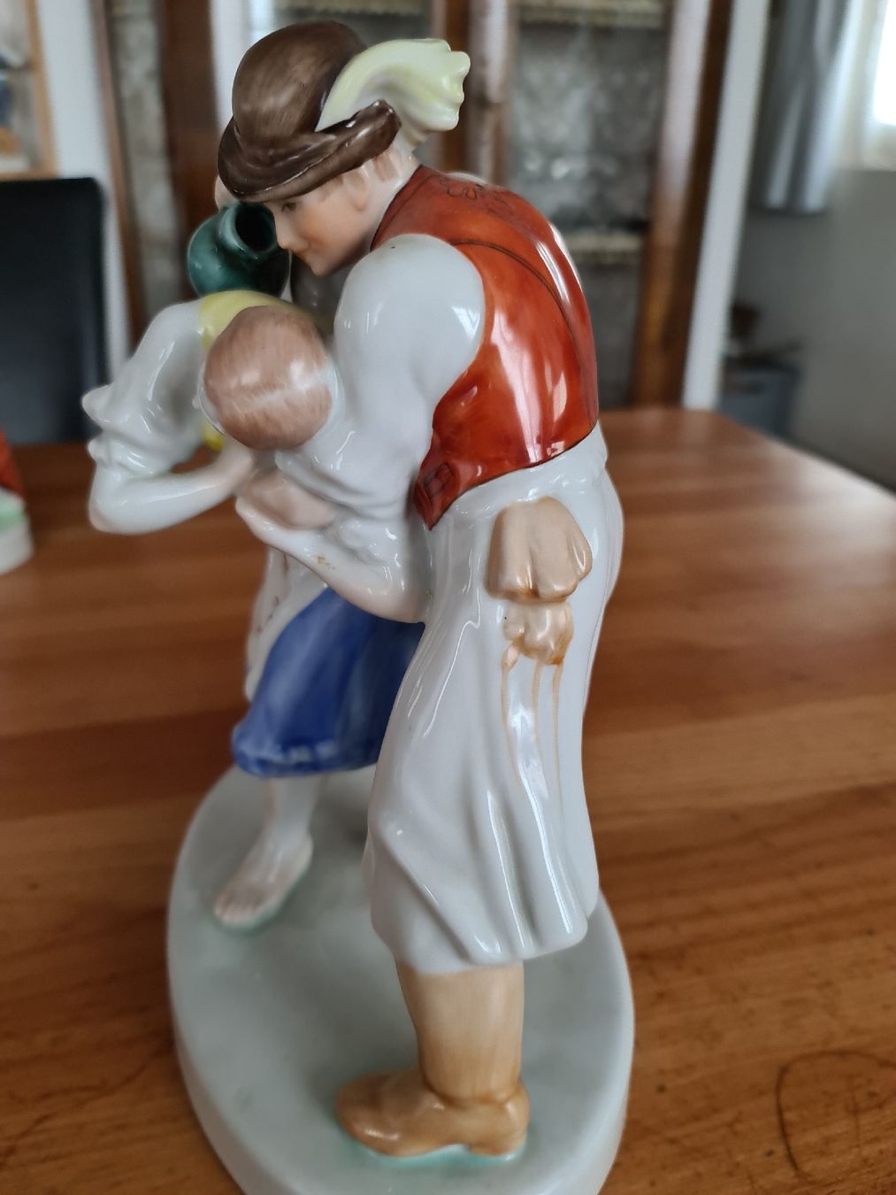Herend Statuette: antike Herend Figur gross – Usato da henau venduto da Rockj 1