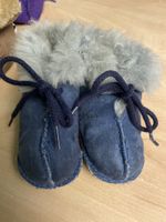 Süsse Lammfell Schuhe Gr.17/18Blau