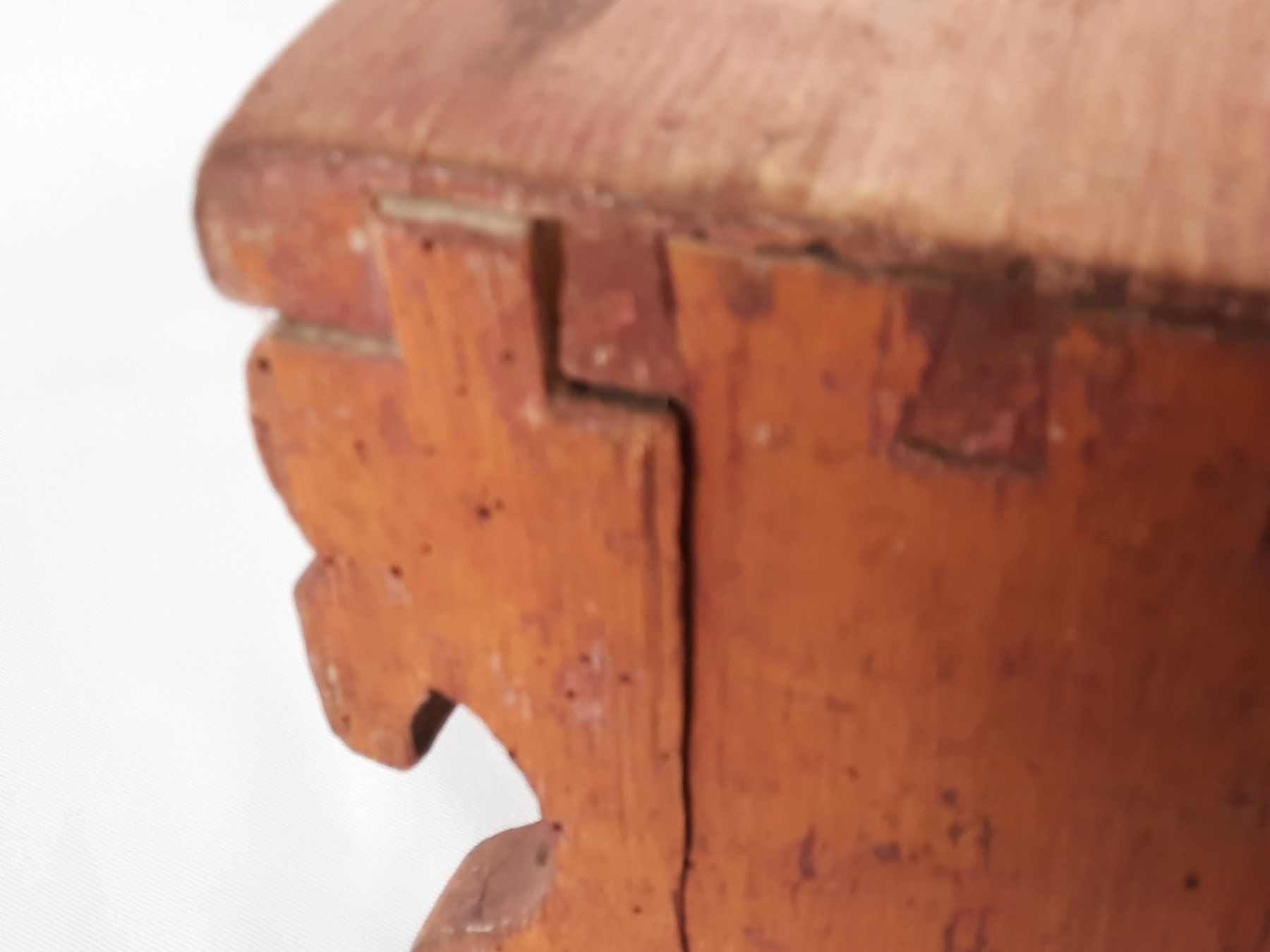 Hocker: Antiker Holz Schemel – Gebraucht aus Beinwil am See von Restwert_Beinwil 3
