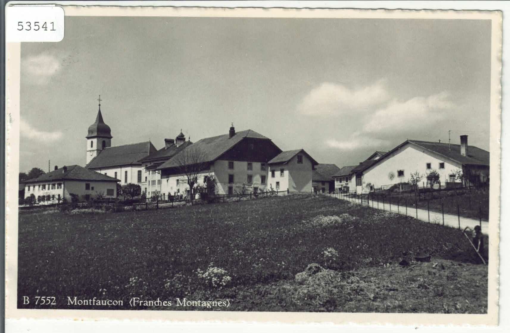 Cartoline postali: Montfaucon - Vue generale – Usato da Ettingen venduto da Kartenplanet