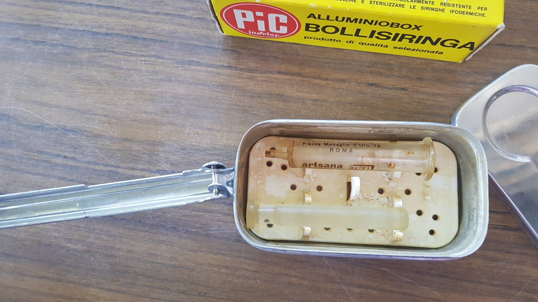 Barattoli: Antikes Medizinalprodukt - Spritzen – Usato da Mörschwil venduto da wunderkiste44 7