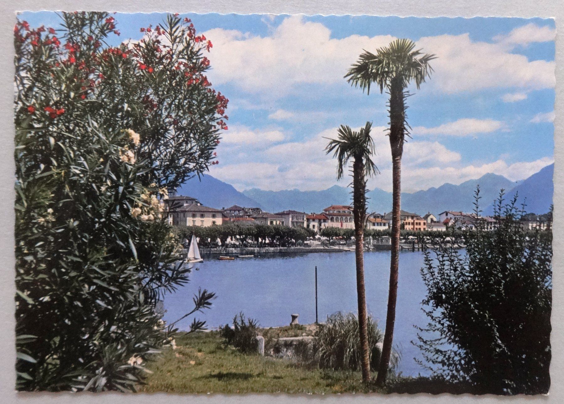 Ansichtskarten: Ascona, Lago Maggiore – Gebraucht aus Fétigny von Billy2miny