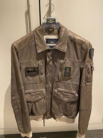 Aeronautica Militare Lederjacke Frecce Tricolori Original
