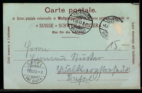 Cartoline postali: Mondschein-AK Solothurn, Ortsansicht am  – Usato da Berlin venduto da bartko-reher 1