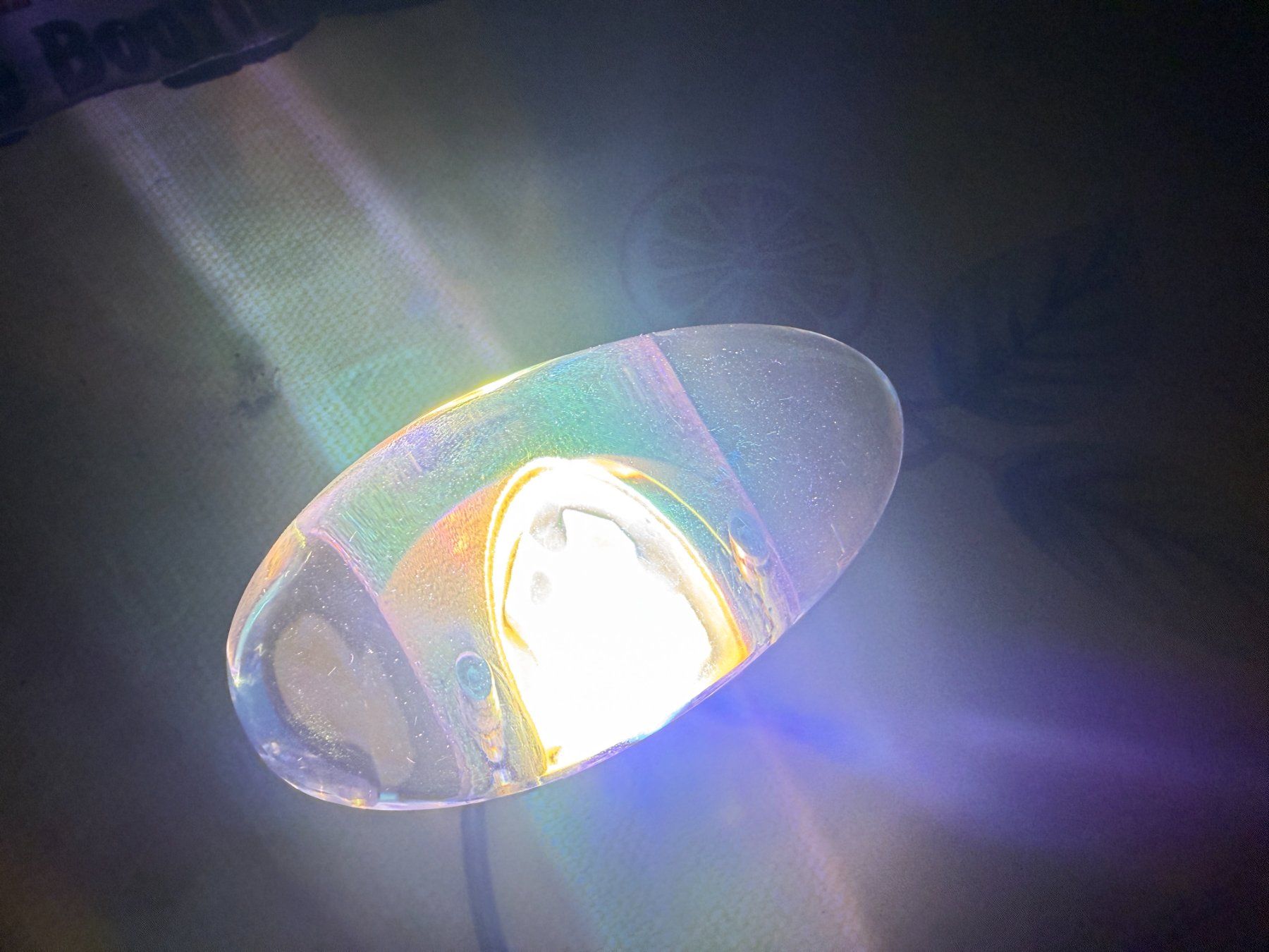 Lampade: ovale Design Nachtlampe - NEU – Nuovo e nell'imballaggio originale da Vacallo venduto da cri_229f 2