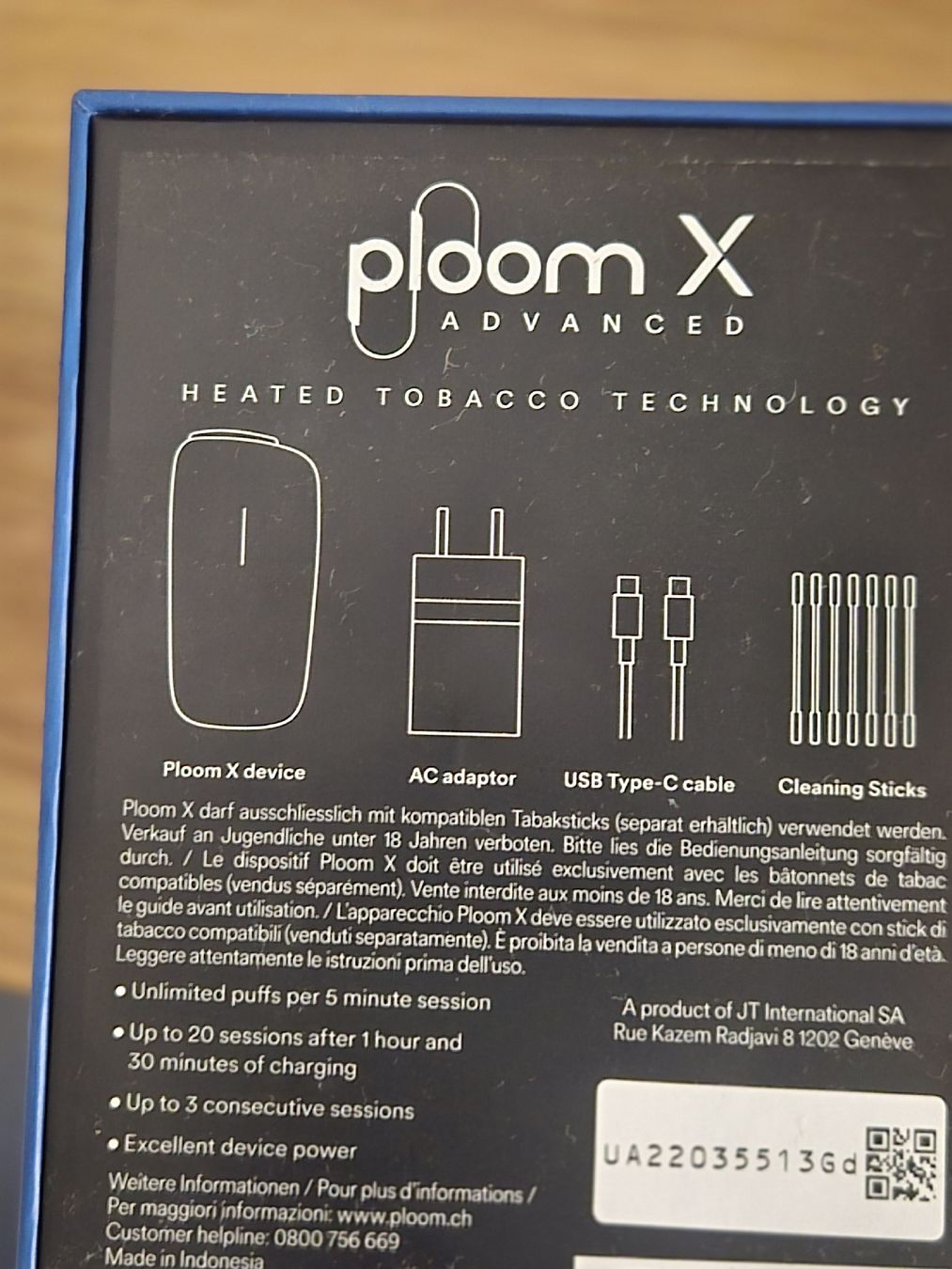 Altri Prodotti per fumatori: 2 Ploom X Advanced Tabakerhitzer Navy Blue  – Nuovo (secondo la descrizione) da Rheineck venduto da dejavou69 1