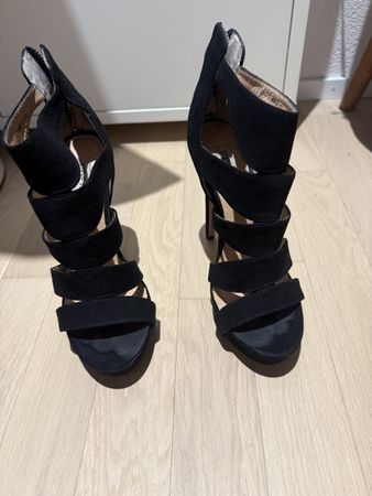 Schwarze Steve Madden Sandalen 38