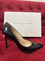 Roberto Festa Milano black patent leather pumps, 39.5