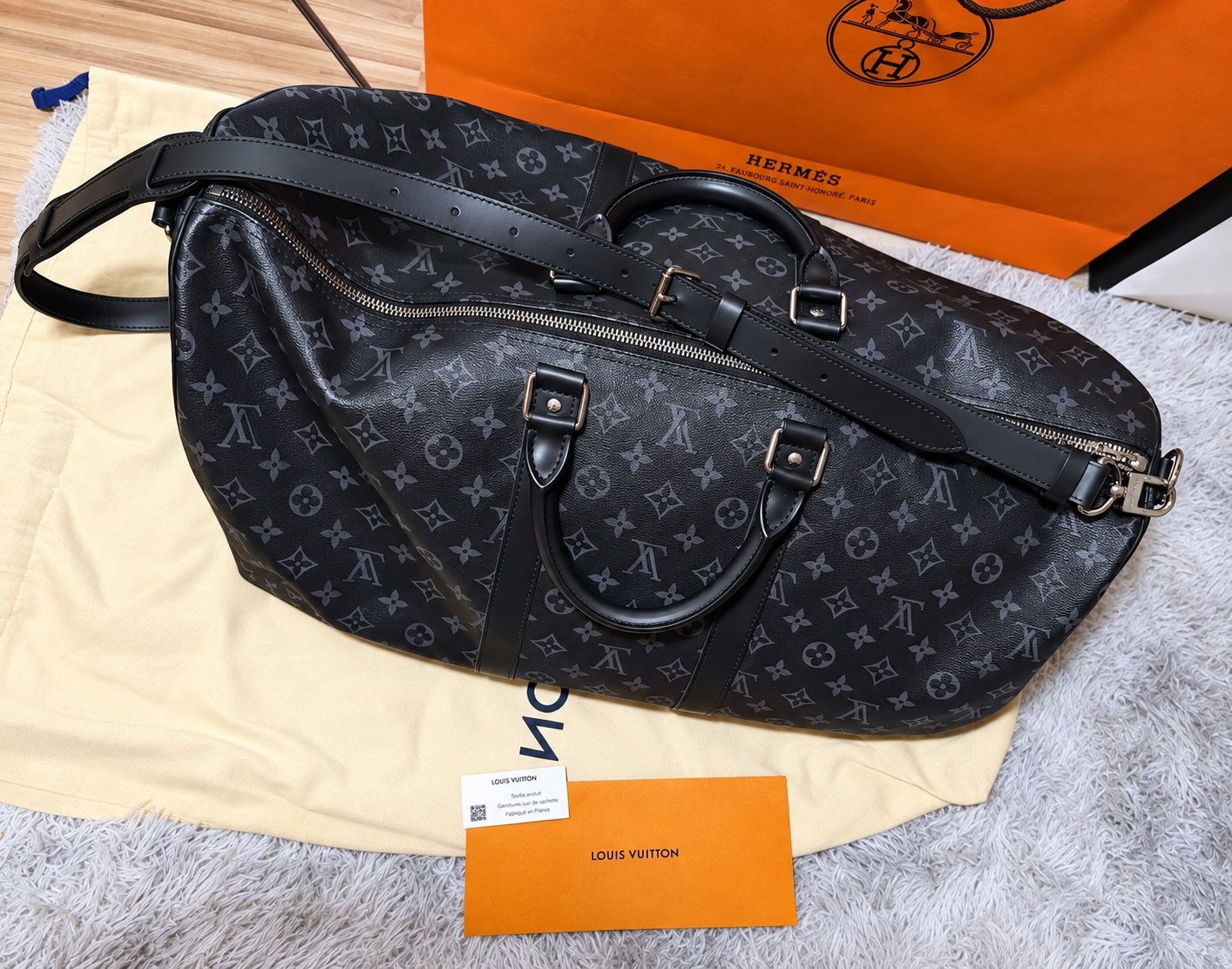 Louis Vuitton Borse: Louis Vuitton Keepall 55 – Usato da Epalinges venduto da Forex.master 1