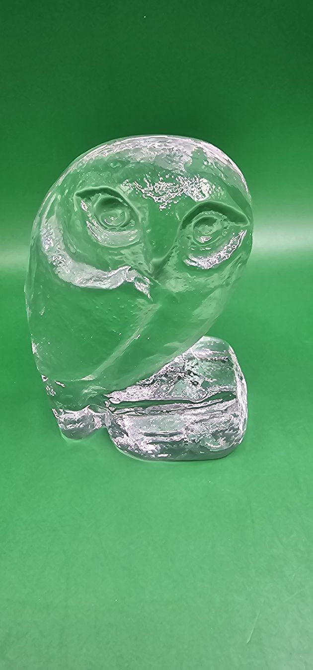 Figurines: Vintage Glasfigur Eule, Briefbeschwerer – D'occasion à Zürich par Daniela51