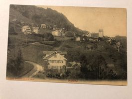 Ansichtskarte Obstalden 1913 schöne Detailkarte